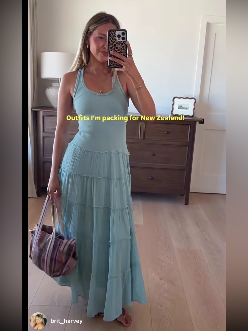 free people set sail maxi dress in waterfall mist - Picture 2 of 5